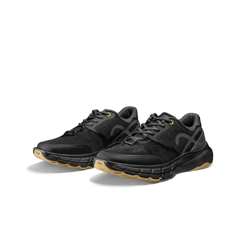 FAJO Cushioning, Breathable, Lightweight, Reflective, Anti Rollover Low Top Running Shoes Unisex Black River Color-3