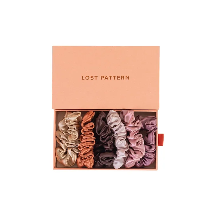 LOST PATTERN 100% Mulberry Silk Hair Tie Women's Mojito-0
