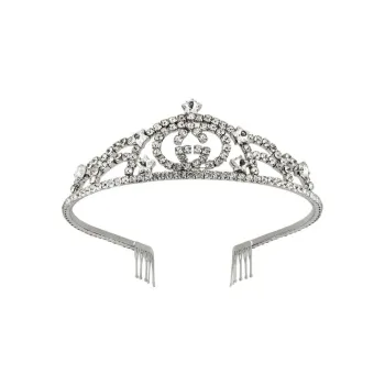 GUCCI Metal Headband Women's Silver