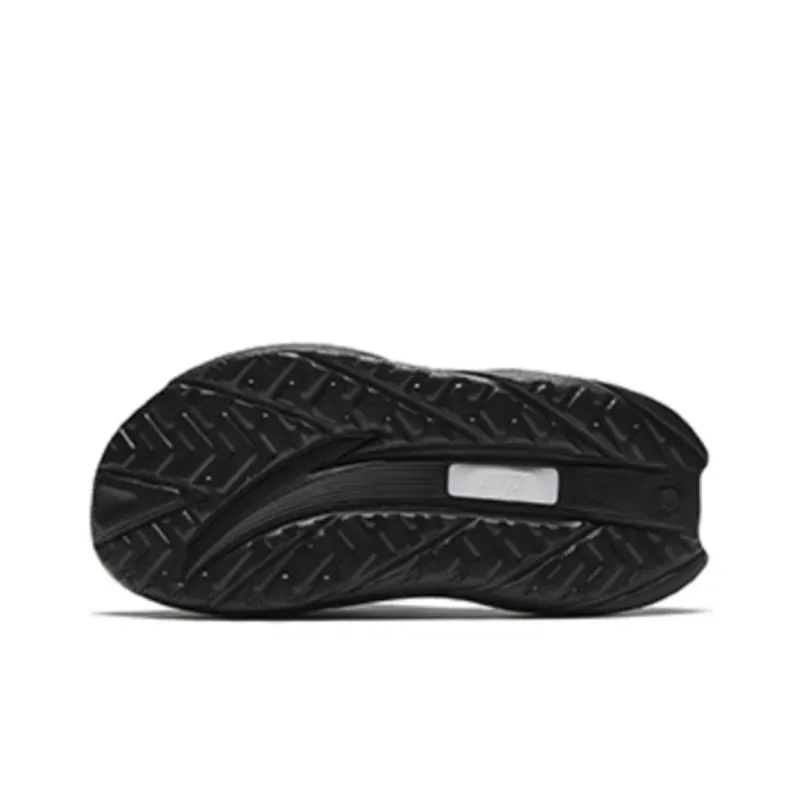 Anta Life Collection Abrasion Resistant Slide Slippers Men's Black White-3