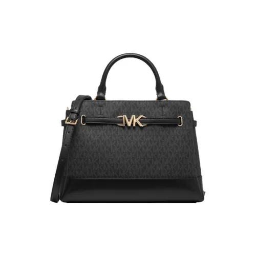 MICHAEL KORS Artificial Leather Handbag Tote 1990s Bag Large Size Women's Black/Brown/Vanilla White