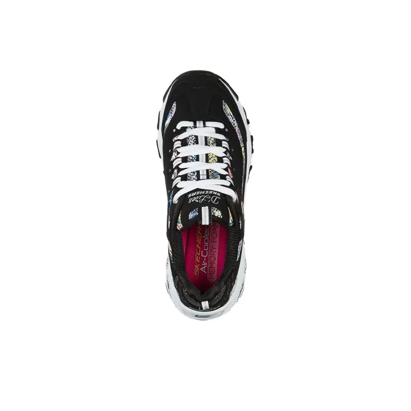 Skechers D'Lites Smooth Glide 'Black Multi' Women's-2