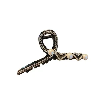 DJIN Faux Pearl Hair Clips Women's