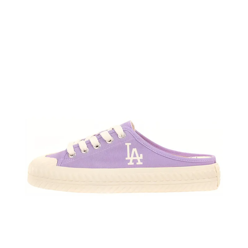MLB Playball Mule Slip Resistant, Abrasion Resistant, Lightweight Low Top Canvas Shoes Women's Purple-0