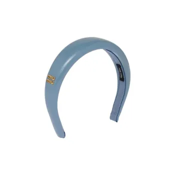 MIU MIU Metal Headbands Women's Interstellar Blue