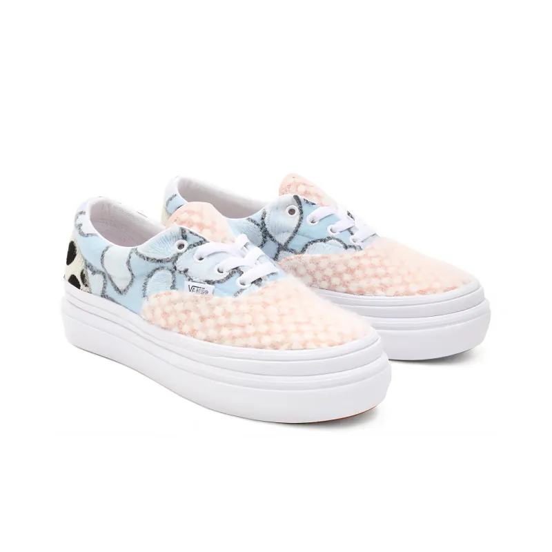 Vans Mixed Cozy Super ComfyCush Era 'White Blue Pink' Women's-2
