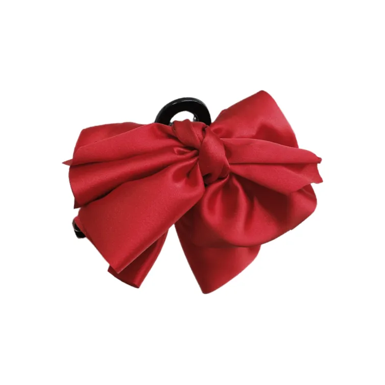 ZWU Hair Clips Women's Black, Red-5