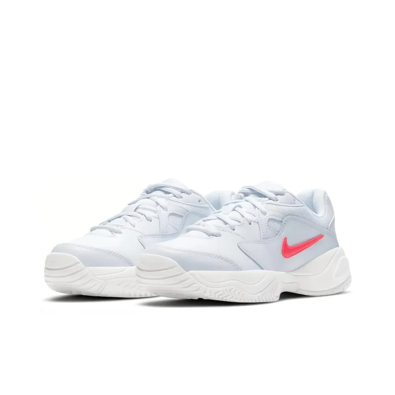 Nike Court Lite 2 Cushioning Breathable Balance Low-Top Tennis Shoes Women's Light Blue-2
