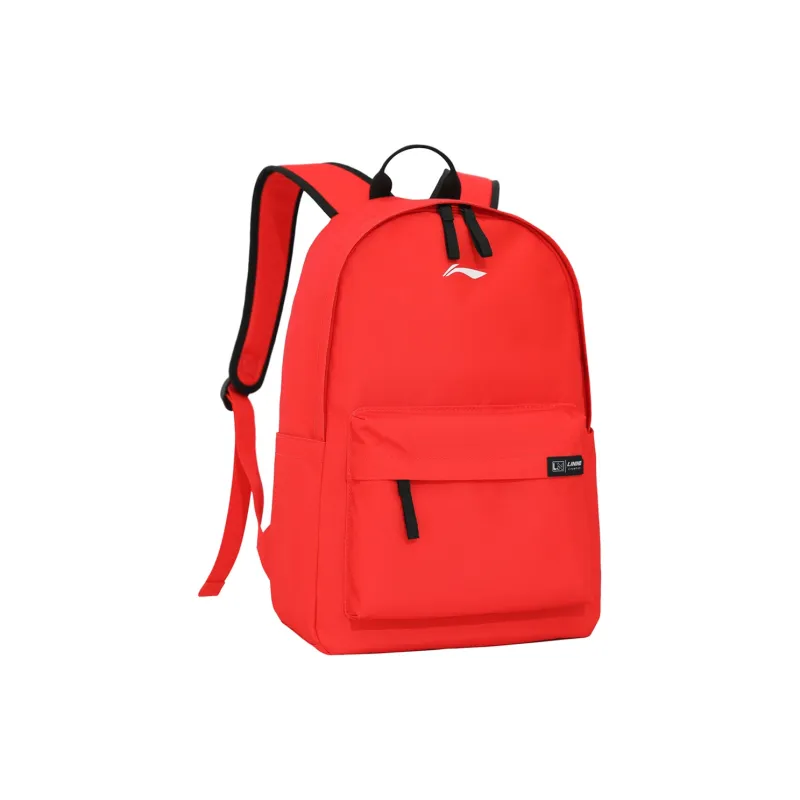 LiNing Polyester Backpack Regular Unisex Red-1