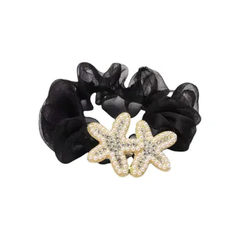Enchanting Cat Alloy Hair Tie Women's