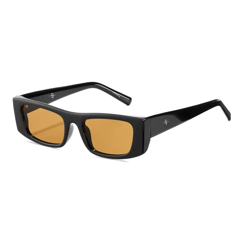 ENFANTIN TR/Memory Plastic Rectangular Sunglasses Unisex-0