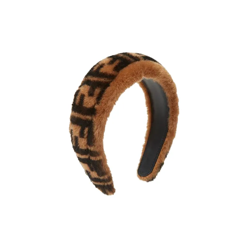 FENDI Headbands Women's Brown-0