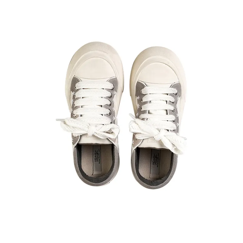Wonderful Couple Wear-Resistant Lightweight Height Increasing Low-Top Skateboard Shoes Women's-9