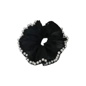 Mr. Shang Faux Pearl Hair Tie Women's _Nsec Black/Beige