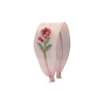 AGOVSKI Faux Crystal+Fabric Headbands Women's