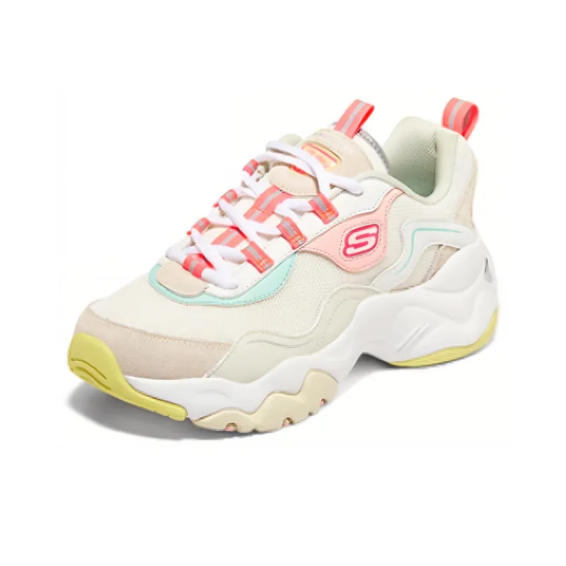 Skechers D'Lites 3.0 'White Yellow Pink' Women's-2