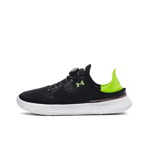 Under Armour Ua Flow Slipspeed Running Shoes Unisex Low-Top Black/Green