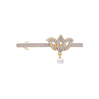 ROYALSASA Alloy, Faux Pearl Hair Clips Women's