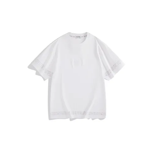 PEACEBIRD MEN T-Shirts Men White 1 Loose Fit