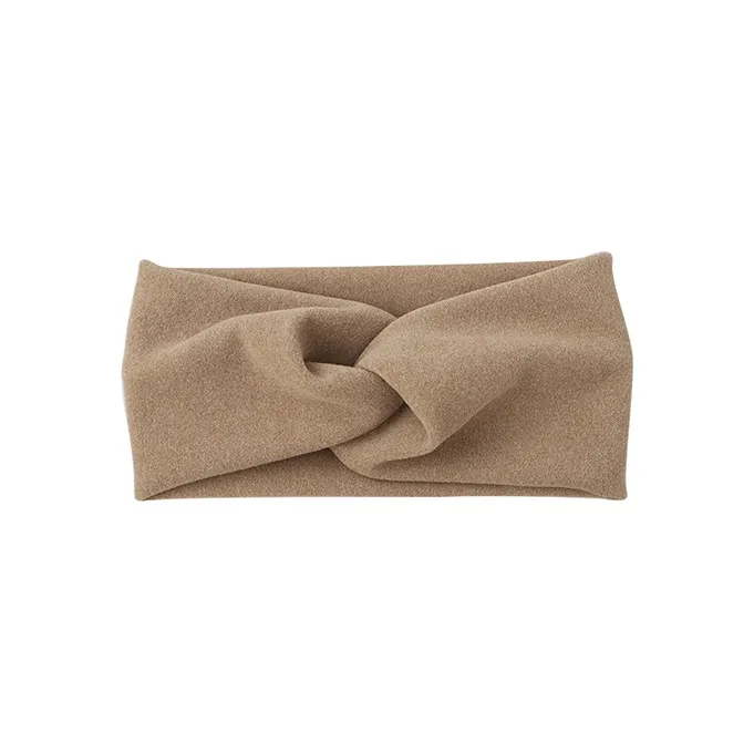 LILY&LOTTY Polyester Hair Bands Women's Black/Purple/Oat/Khaki/Pumpkin Brown-1