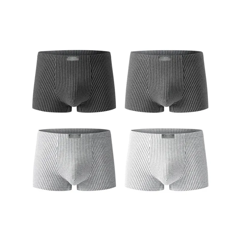 H YXIANG Underpants Men's 4 Pack-0