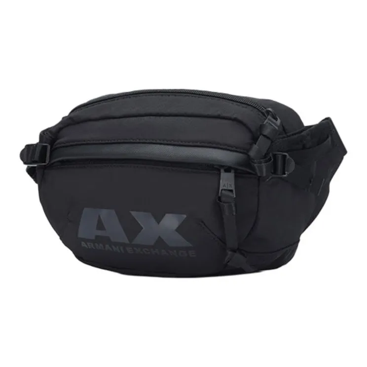 ARMANI EXCHANGEAE Fabric Fanny Pack Men's Black-1