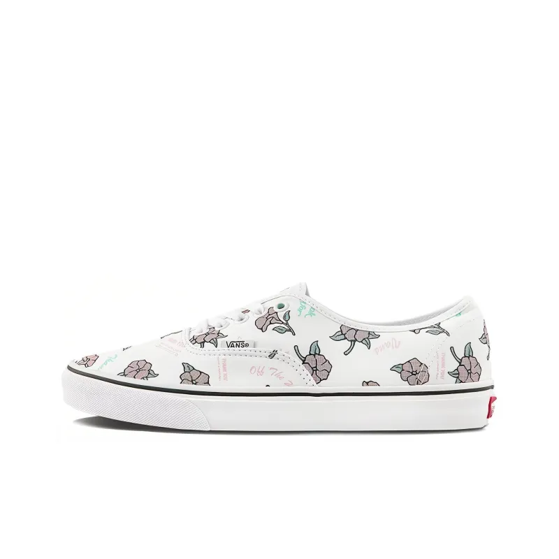 Vans Authentic Thank You Floral Print True White-0