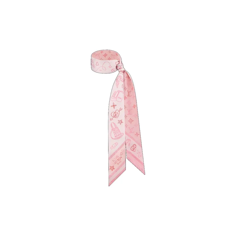 LOUIS VUITTON Hair Bands Women's Pink-1