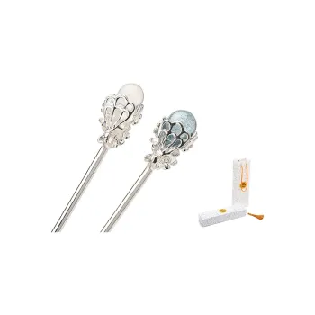 FREE RABBITⅡ Hair Accessories Women's 2 Pcs Set[Multicolor+Ink Wash]