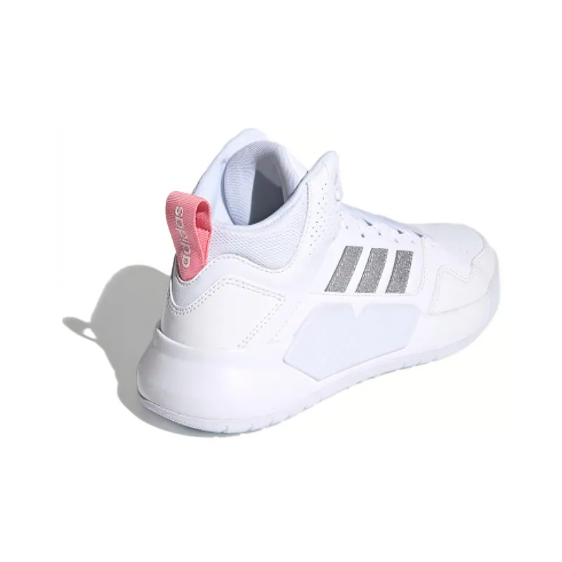 Adidas Neo Play9tis 2.0 White/Silver/Pink Women's-3