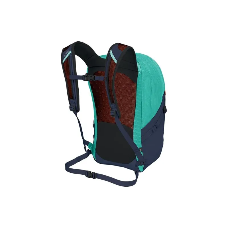 OSPREY Recycled Nylon Fabric Outdoor Mountaineering Bag Backpack, Backpack Men's Green & Blue-2