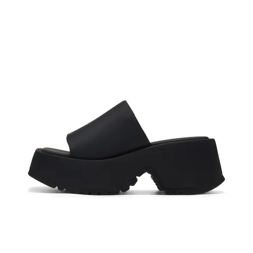 GG CC Platform Height Increasing Slide Slippers Women's SUPERFIT