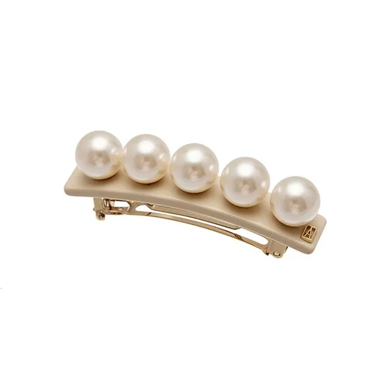 ALEXANDRE DE PARIS 6cm Jade Bead Hair Clip Top Clip Hair Accessories Women's-4