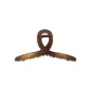 Minimalist Style Matte Coffee Claw Clip