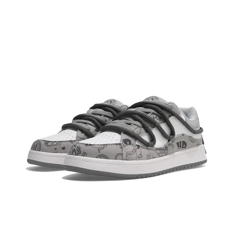 DoraemonA Box Limited Edition Puffy Shoes Low-Top Skateboard Shoes Unisex-142