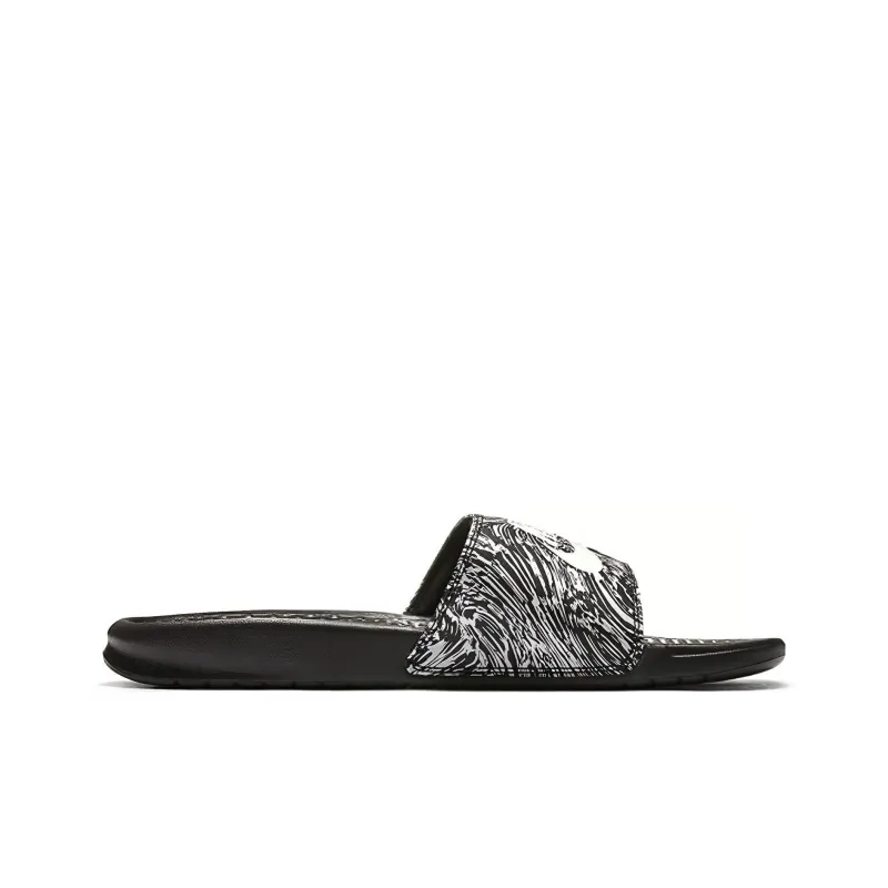 Nike Benassi Jdi Print 'Black Summit White'-1