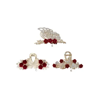 Enchanting Cat Alloy Hair Clips Women's