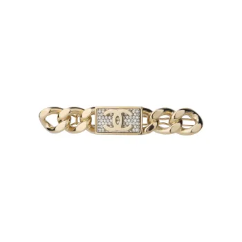 CHANEL 1986 1988 Cc Logo Barrette