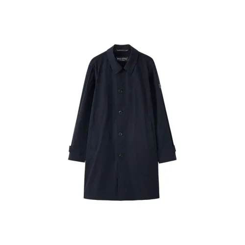 MARC OPOLO Trench Coats Men Black Navy Blue 898