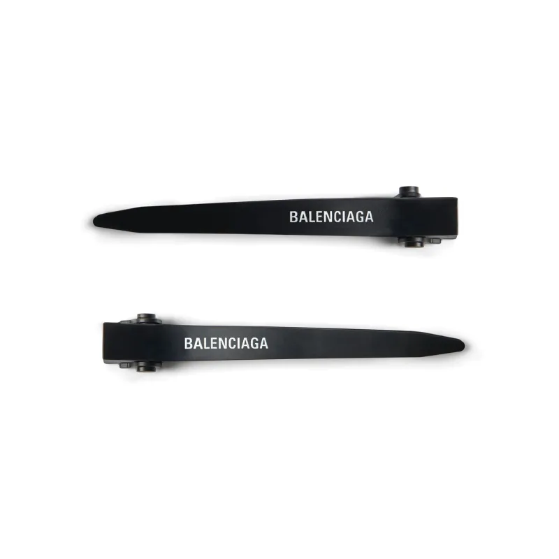 Balenciaga Hair Clips Women's Black-0