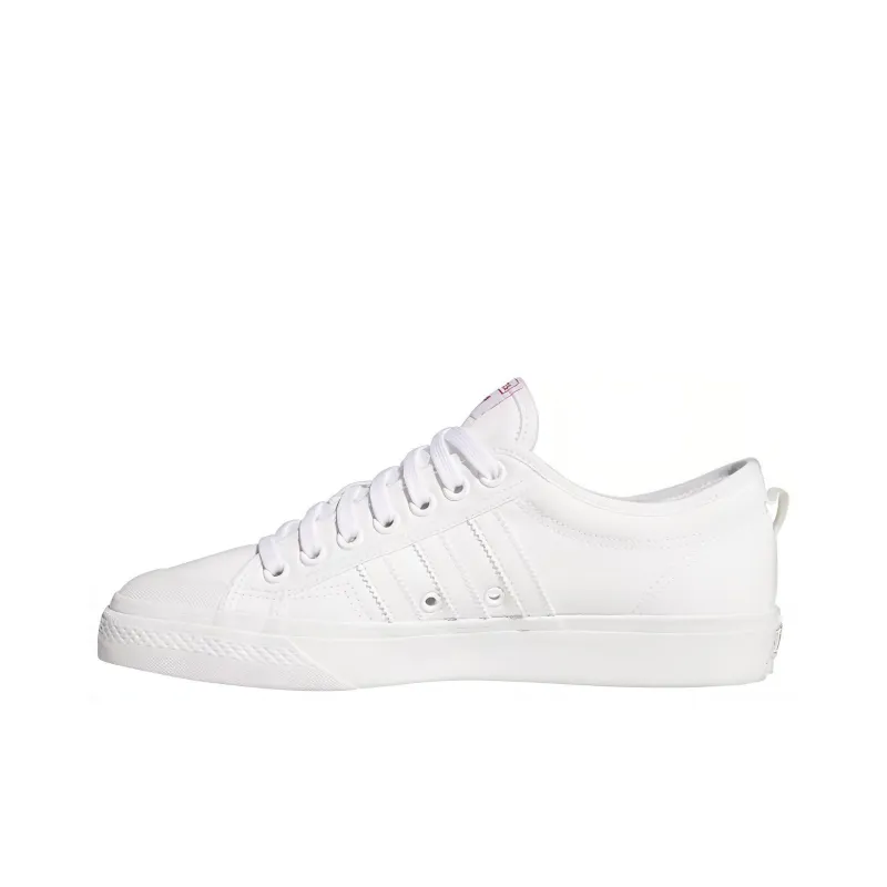 Adidas Originals Nizza Trefoil 'White Red' Women's-0