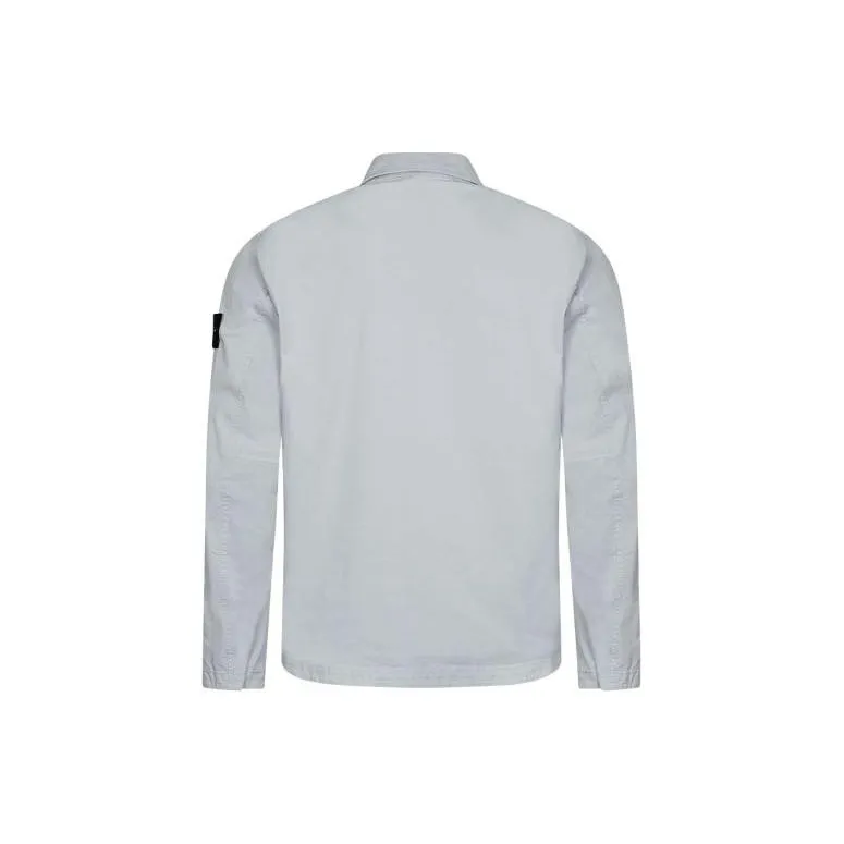 STONE ISLAND SS24 Jackets Coats Men's Ice Frost Blue-1