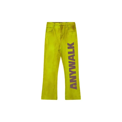 Anywalk Jeans Unisex Neon Yellow