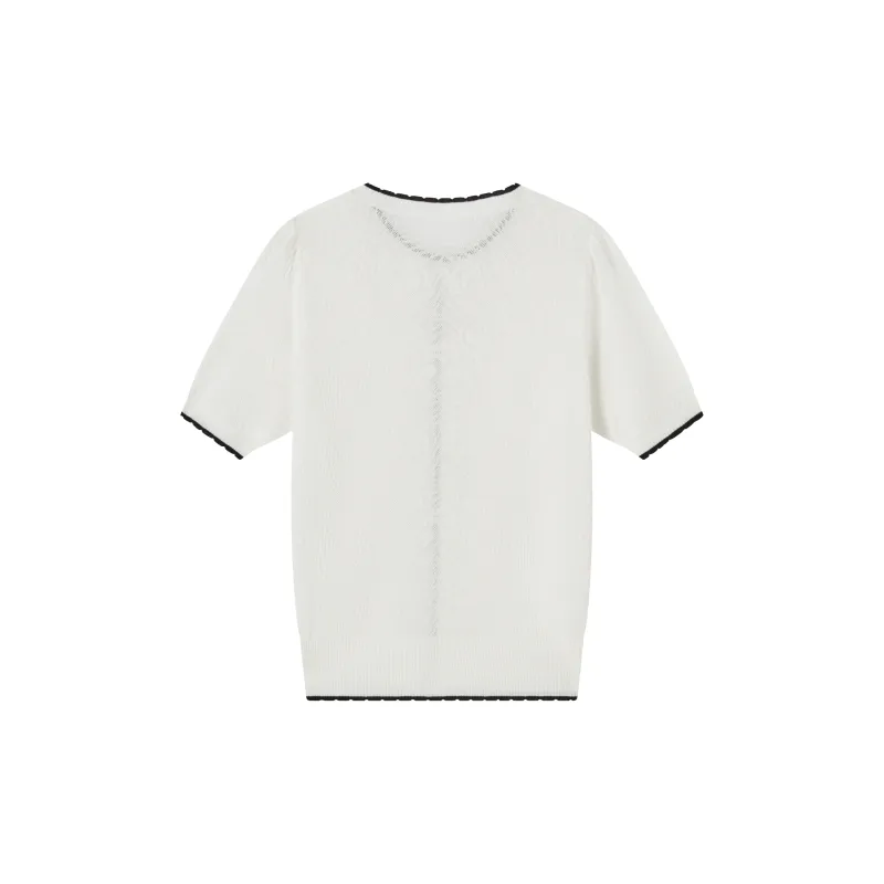 FINITY Knitwear Women's White-1