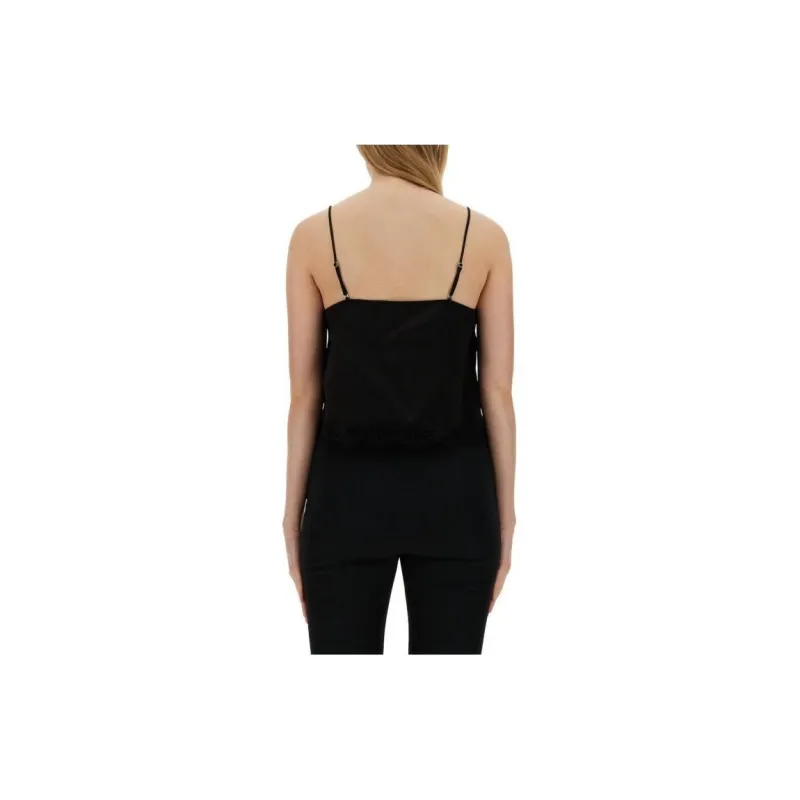 Alexander McQueen V Neck Thin Strap Top-1