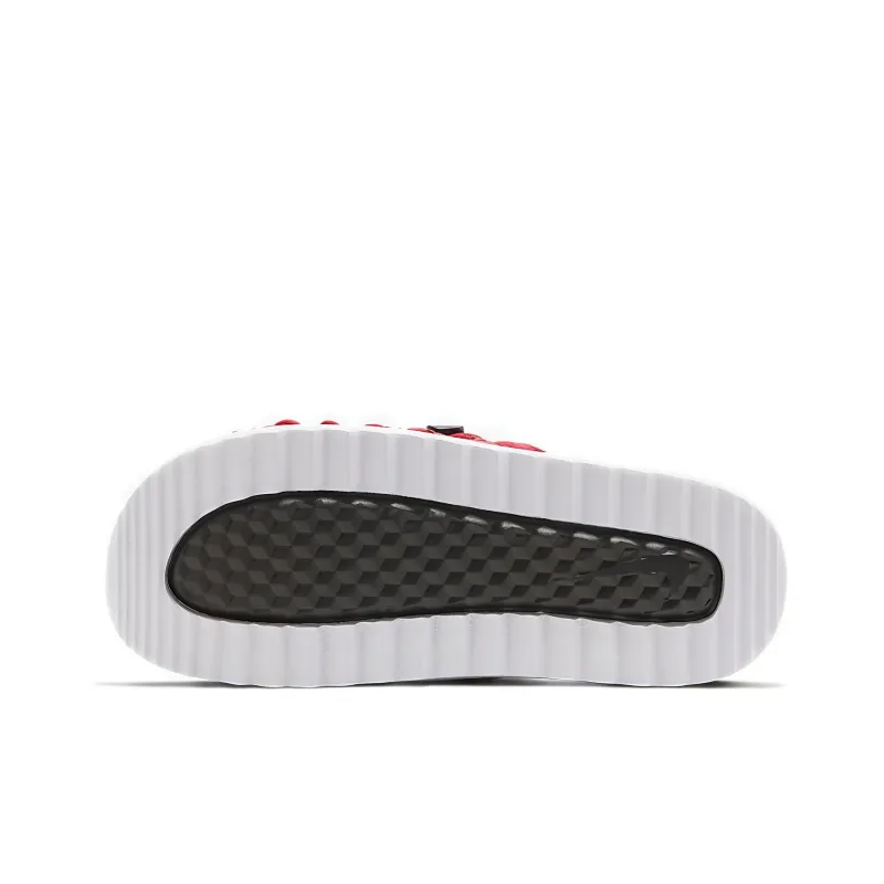 Nike Asuna Slide Minimalistic Shoe Black Red-3