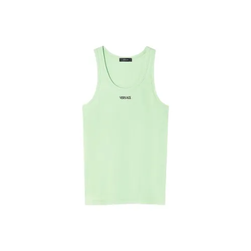 VERSACE Tank Tops Men Green