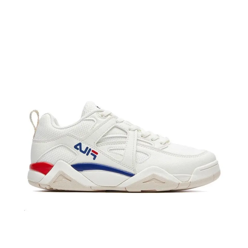FILA Cage Knit Low White/Blue/Red Women's-1