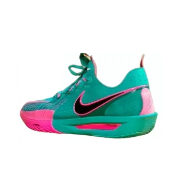 Nike Air Zoom G.T. Cut 3 PE Durable Breathable Low Top Basketball Shoes Men's Blue Green