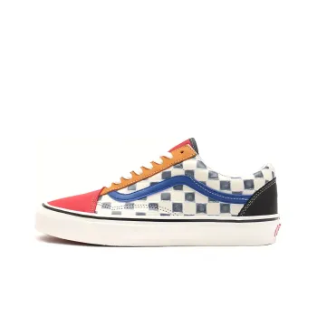 Vans Unisex Old Skool 36 Dx Low Top Sneakers Purple/Red/White